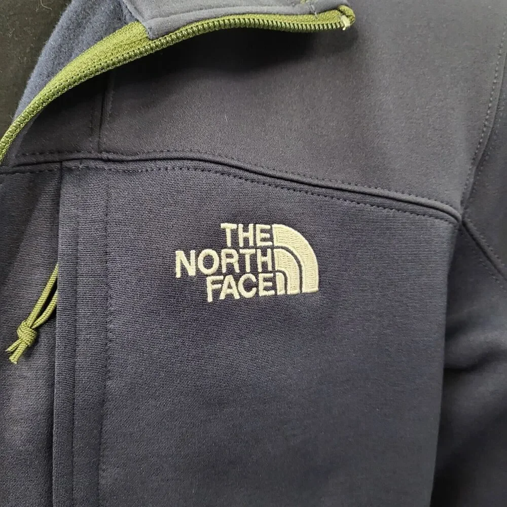 The North Face 200wt Cinder Lightweight Jacket Navy Army Green Zip Men's Size L